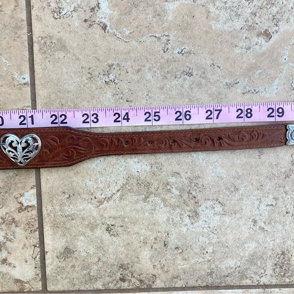 Justin Western Heart Belt 26”